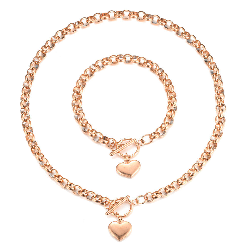 Bracelet necklace set