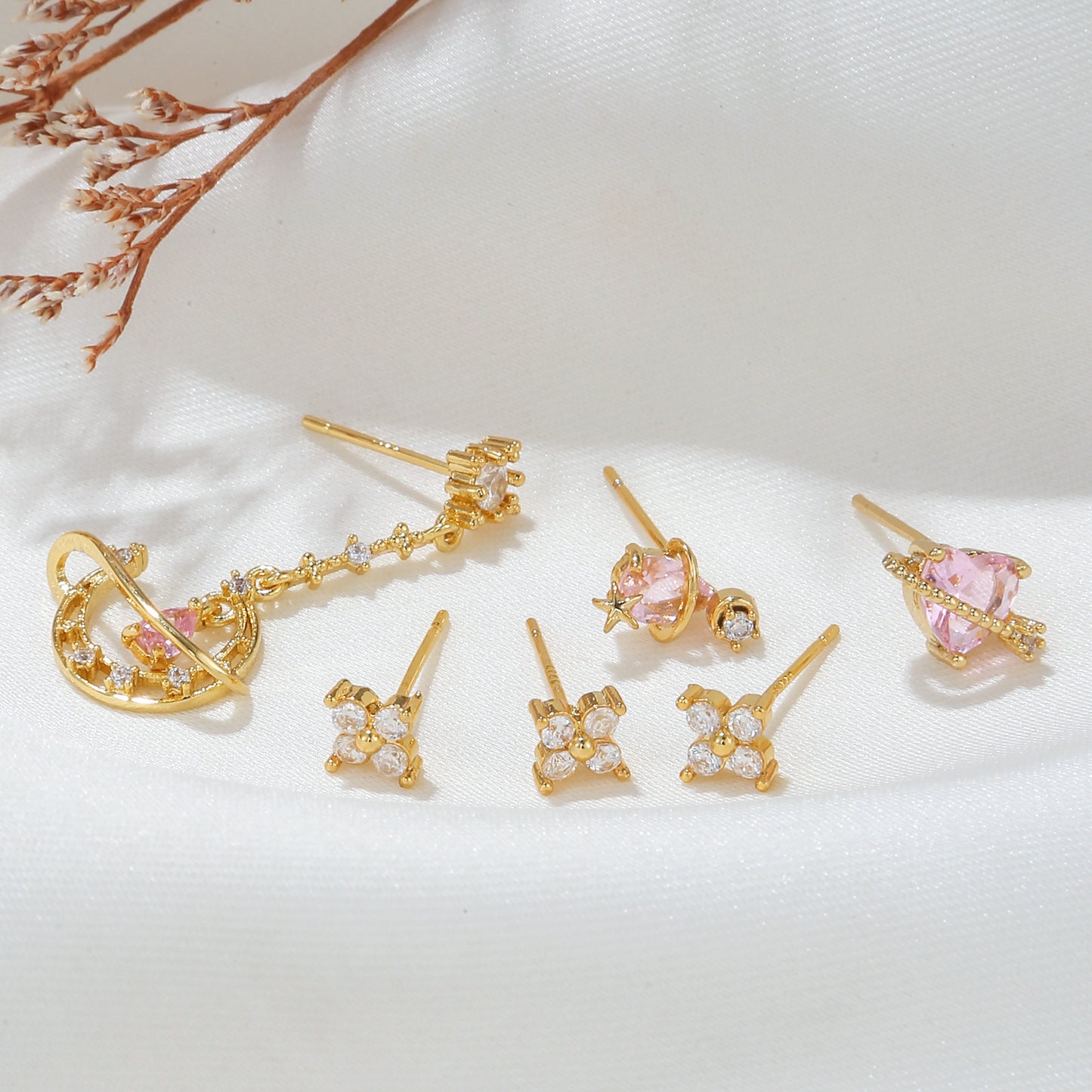 Sweet Love Earrings Set For Women
