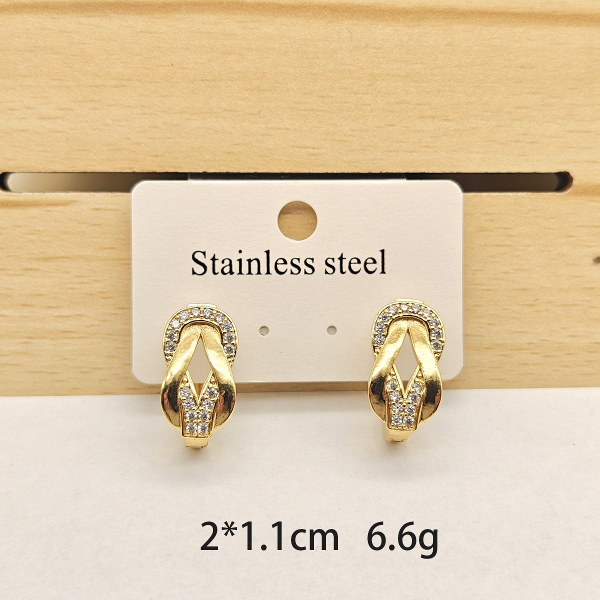 Zircon Earrings For Women Ear Clip