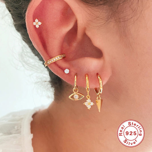 New Dignified Flowers Earrings For Women