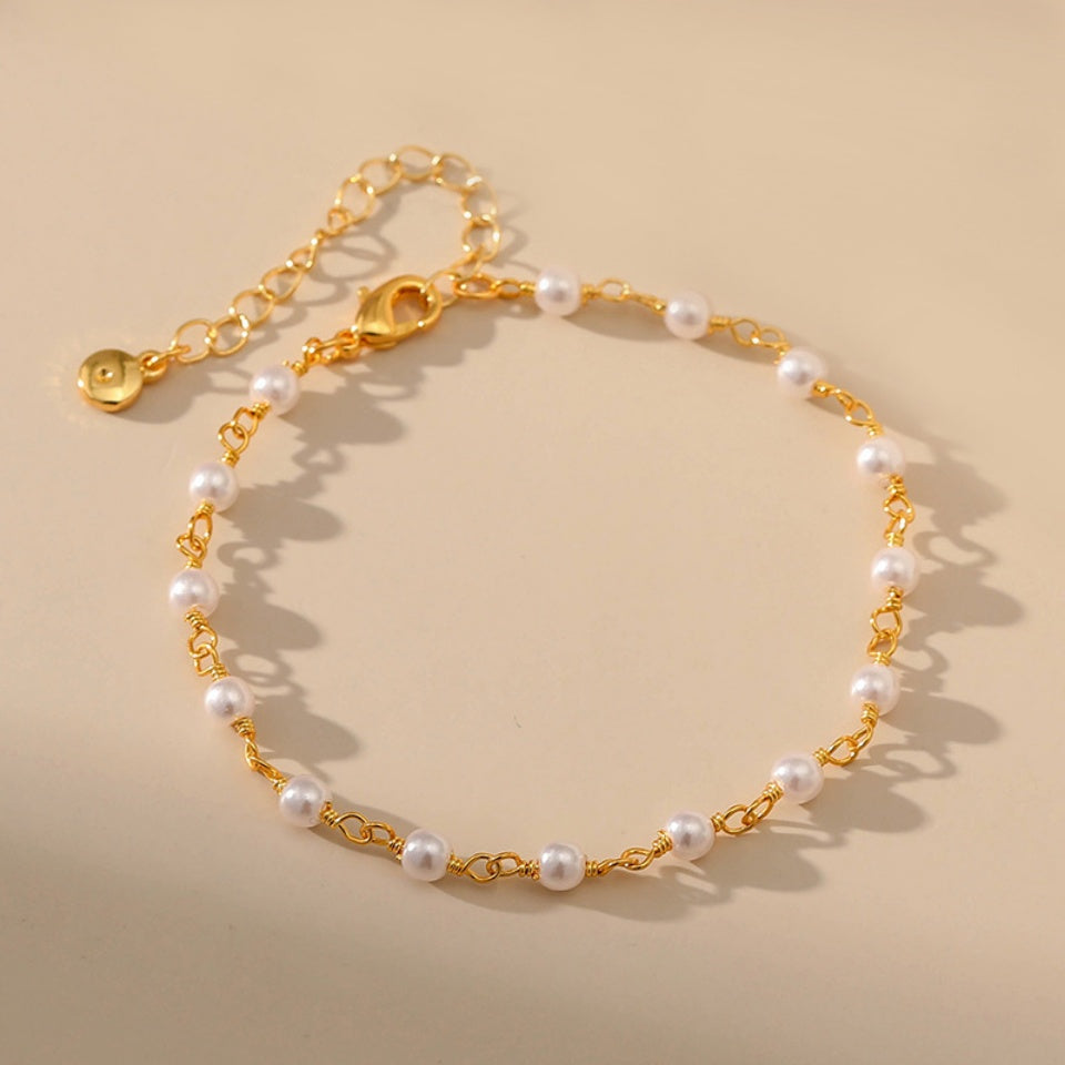 Small Jewelry Synthetic Pearl Bracelet Elegant