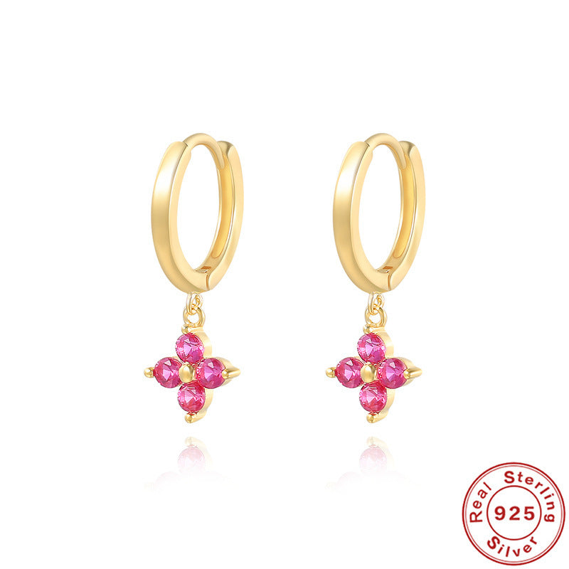New Dignified Flowers Earrings For Women