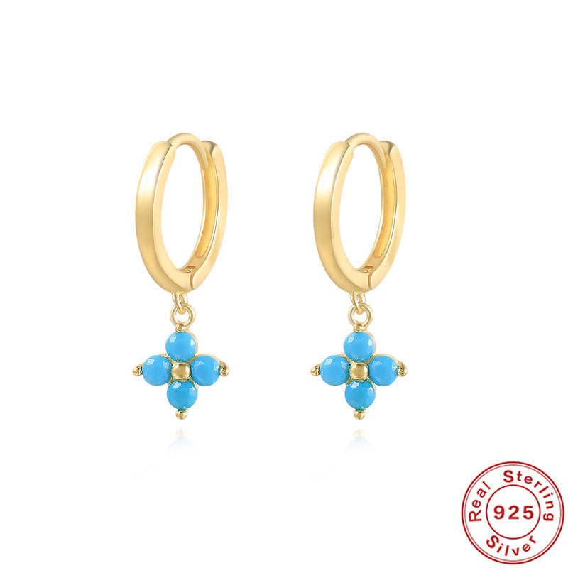 New Dignified Flowers Earrings For Women